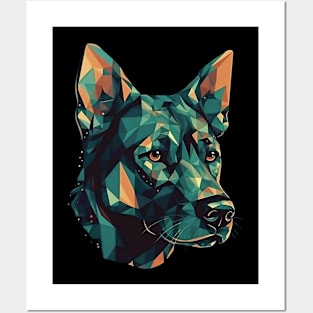 Colorful dog Posters and Art